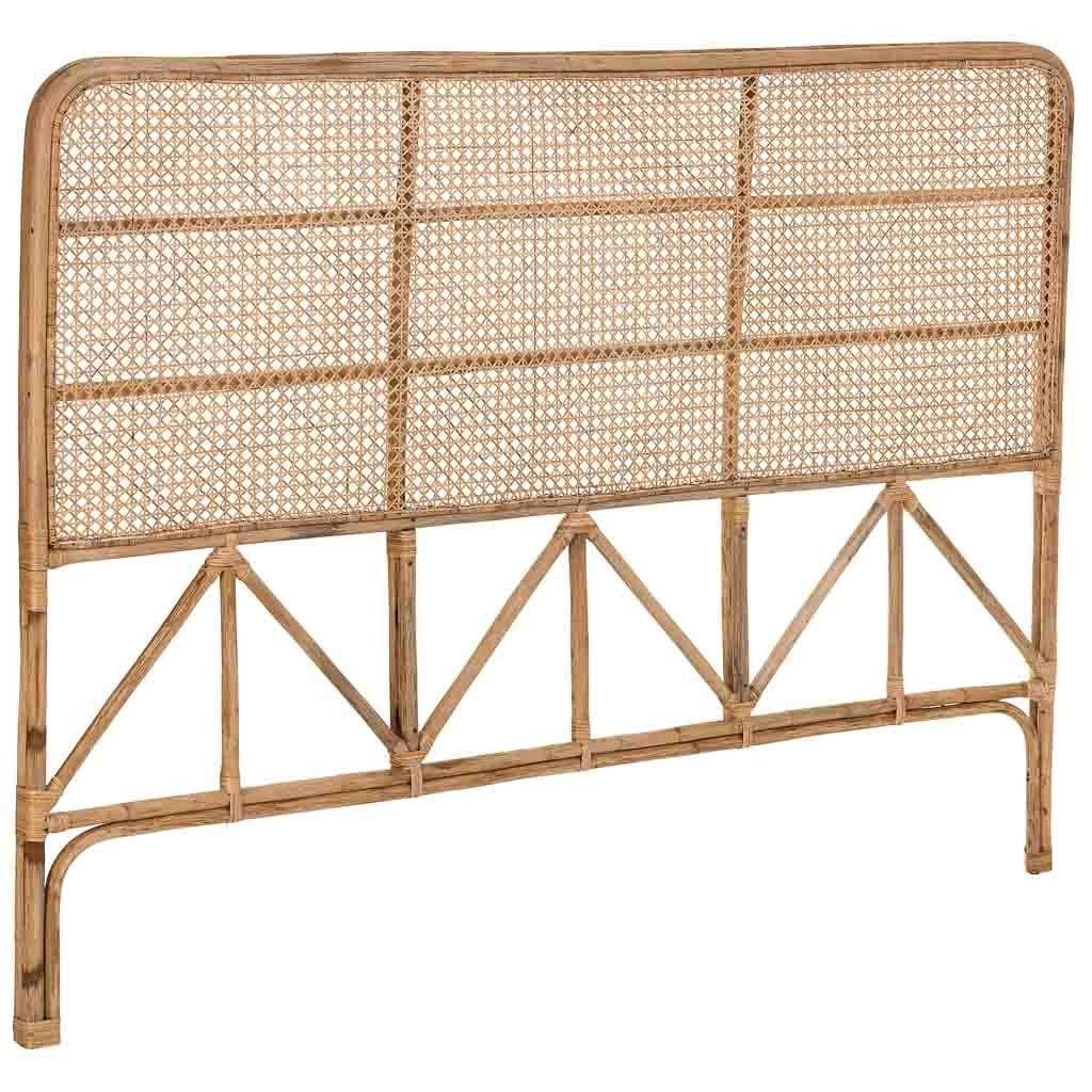 Testiera letto in canna 178x02x127h cm