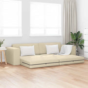 Divano letto Crema 245 x 78 x 77 cm Tessuto 4106721