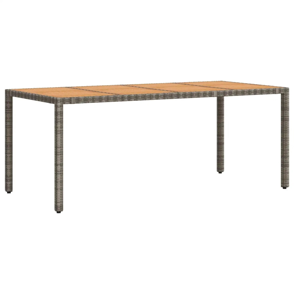 Set da pranzo per esterni 9 pz Grigio chiaro e grigio scuro 3422289