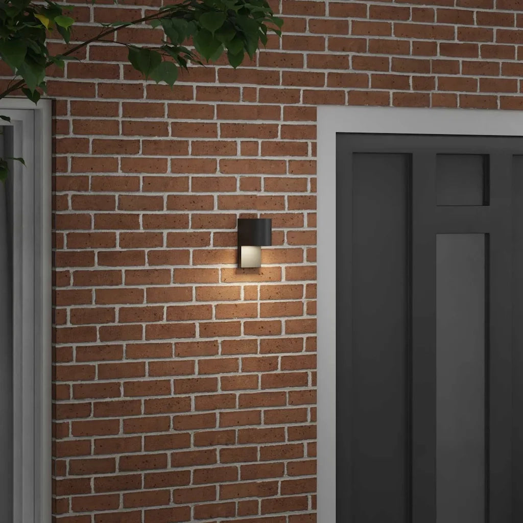 Lampada da Parete Esterna Nero 12 x 7 x 15 cm CFW5157685