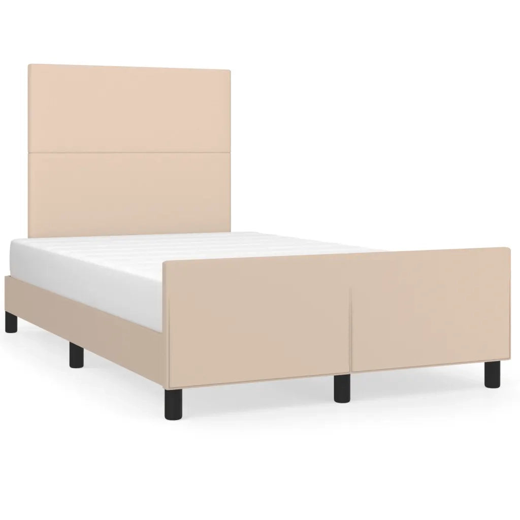 Giroletto con Testiera Cappuccino 120x200 cm in Similpelle 3125444