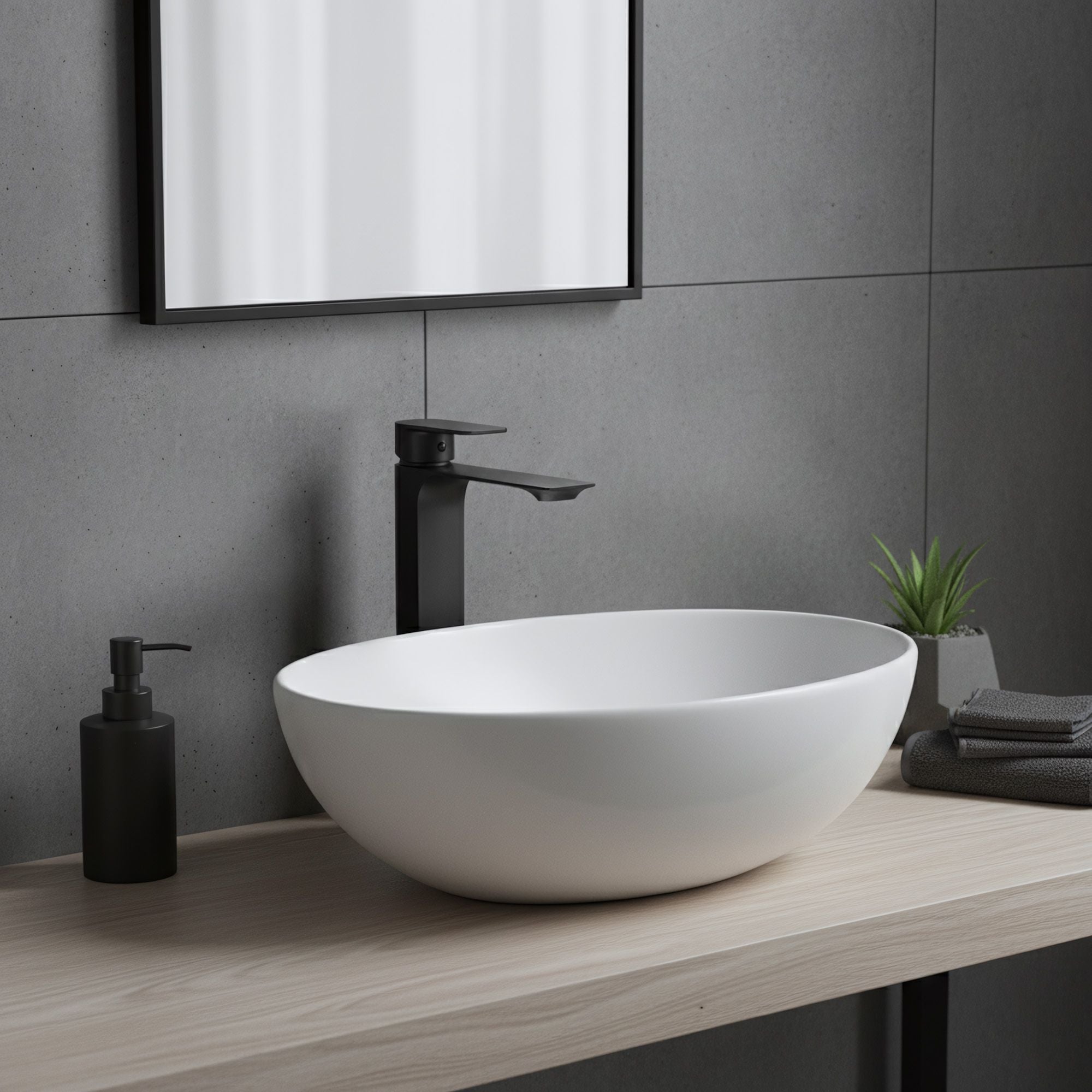 Rubinetto Da Lavabo Rea Urban Black High