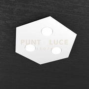 EXAGON PLAFONIERA 3 LUCI BIANCO 1142-PP-BI