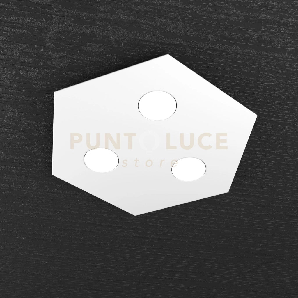 EXAGON PLAFONIERA 3 LUCI BIANCO 1142-PP-BI