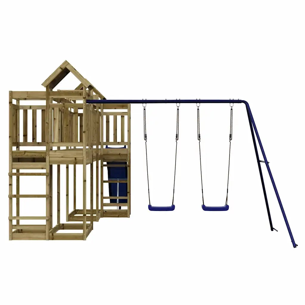 Set da Gioco da Esterno in Legno di Pino Impregnato 3156891