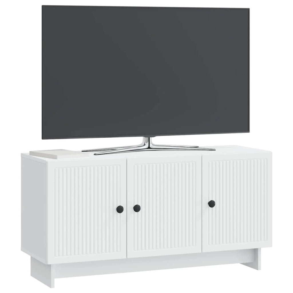 Mobile TV Bianco 99 x 34,5 x 50 cm Legno ingegnerizzato 894025