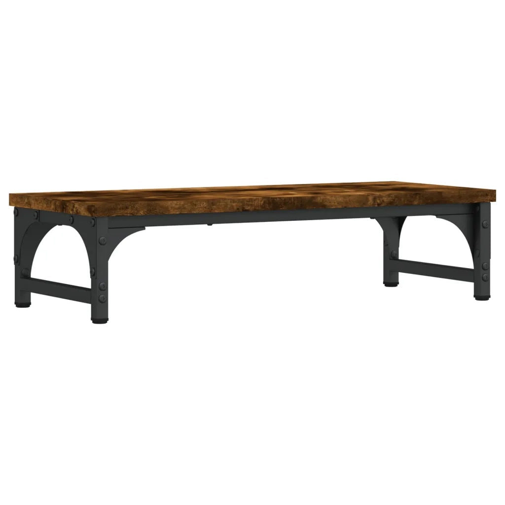 Supporto per Monitor Rovere Fumo 55x23x14 cm Legno Multistratocod mxl 80178