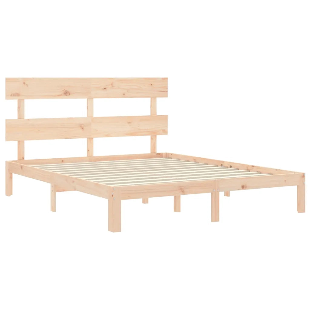 Giroletto senza Materasso 160x200 cm in Legno Massello di Pino 3193541