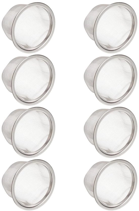 Strainer per Tè in Acciaio Inossidabile - Filtro per Tè Infusore - Struttura a Foglia - Filtrante per Tè - 6,5 cm - Filtro per Tè Infusore Riscaldabile