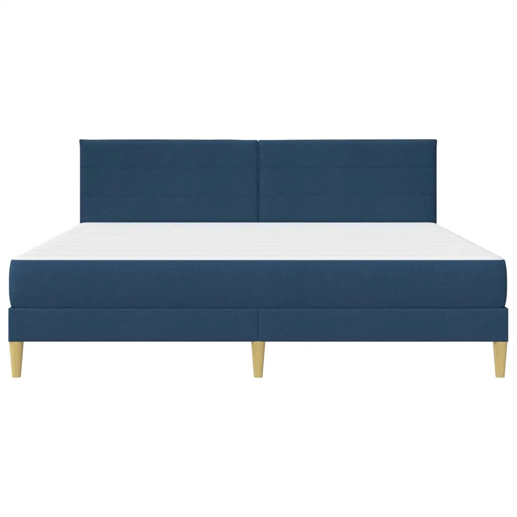 Struttura del letto Blu 200 x 200 cm Poliestere 3414978