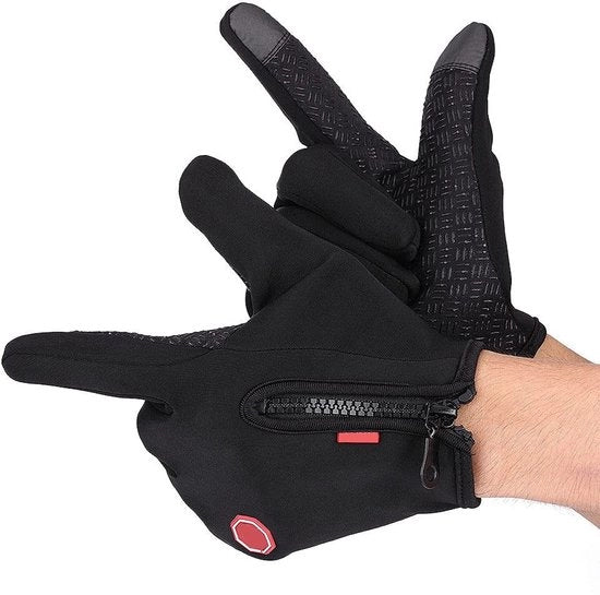 Manopole da sci impermeabili al vento e all'acqua - Touchscreen compatibili - Manopole invernali antiscivolo - Utilizzo multifunzionale - Dimensione XL