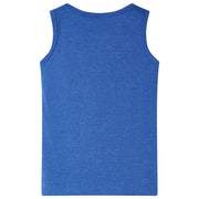 Canotta da Bambino Blu Mélange 104 11660