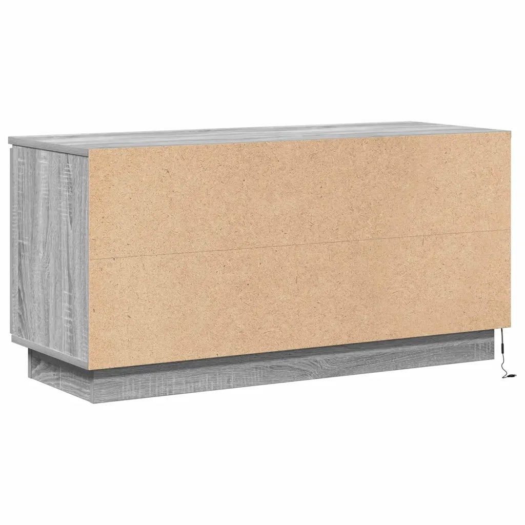 Mobile TV Grigio Sonoma 100 x 38 x 49 cm Legno multistrato 869671