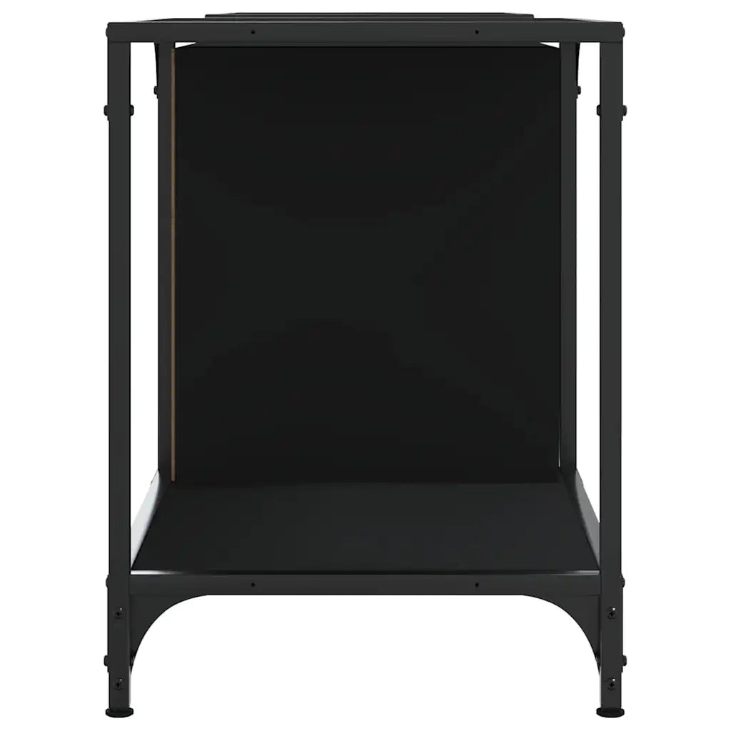 Mobile Porta TV-Mobile per TV-Credenza TV Nero 153x37x50 cm in Legno Multistrato