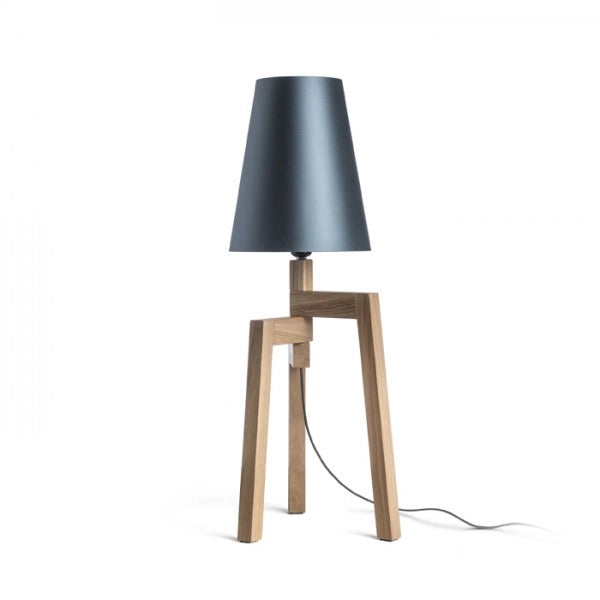 Paralume CONNY 25/30 lampade da tavolo color petrolio/PVC argento 23W