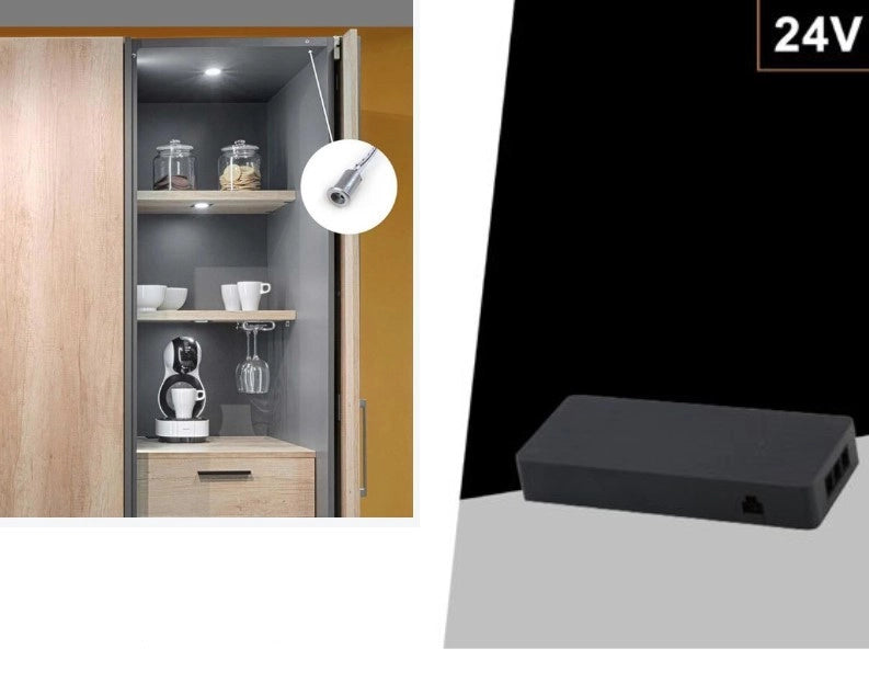 Alimentatore Trasformatore 24V 60W per Strisce LED per Sensori di Movimento Mobili Armadi