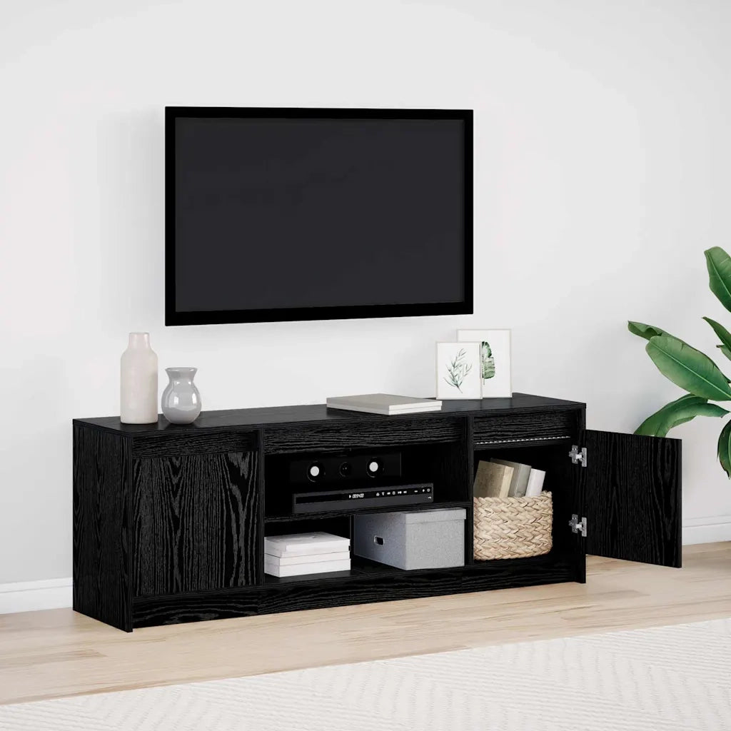 Unità TV Nero 139,5 x 34 x 50 cm Legno multistrato 869241