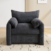 Poltrona Singola in Tessuto Chenille ¨C MINIMAL ¨C Design Moderno, Soggiorno