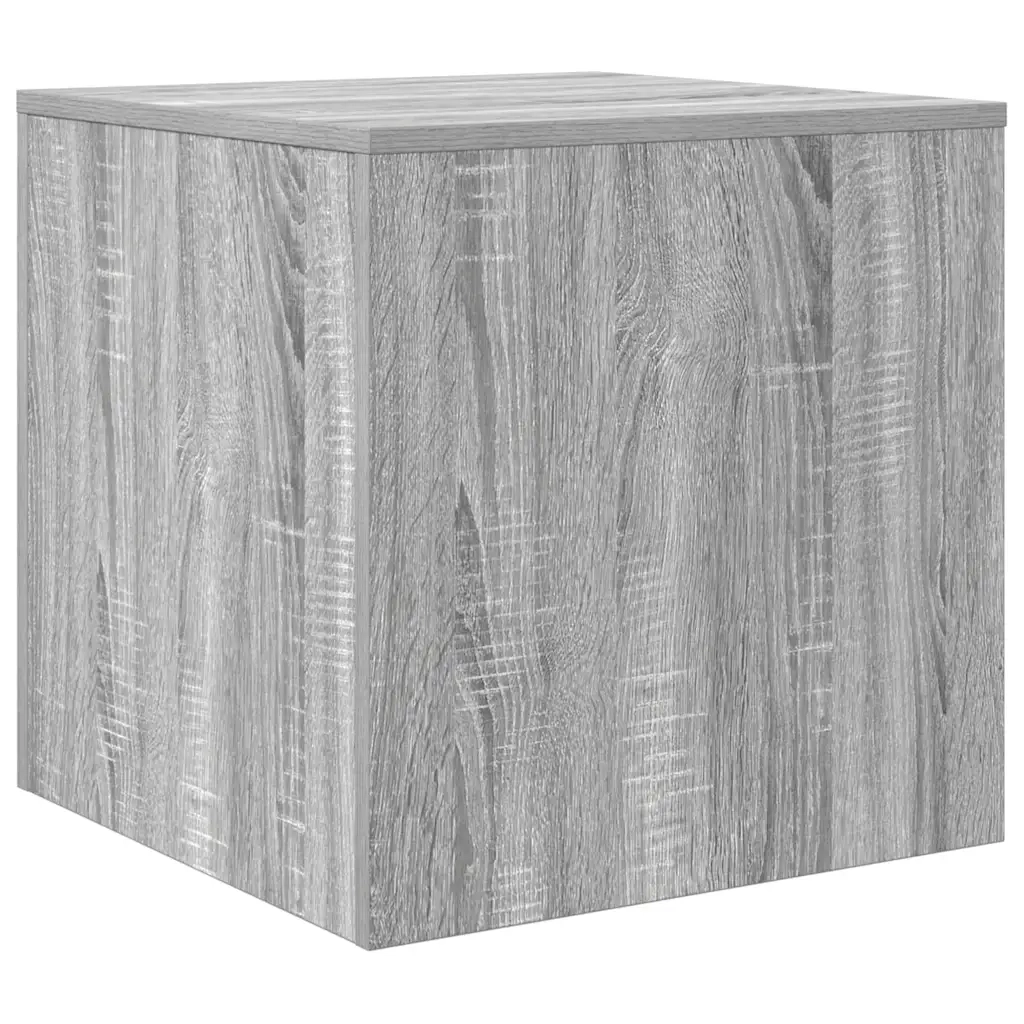 Tavolini Impilabili 3 pz Grigio Sonoma in Legno Multistrato 815226