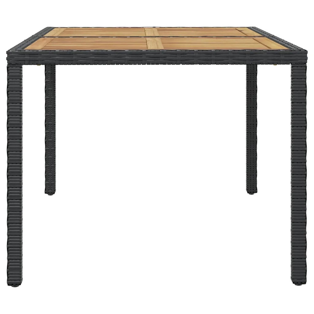 Set da Pranzo da Giardino 7 pz con Cuscini in Polyrattan 42913