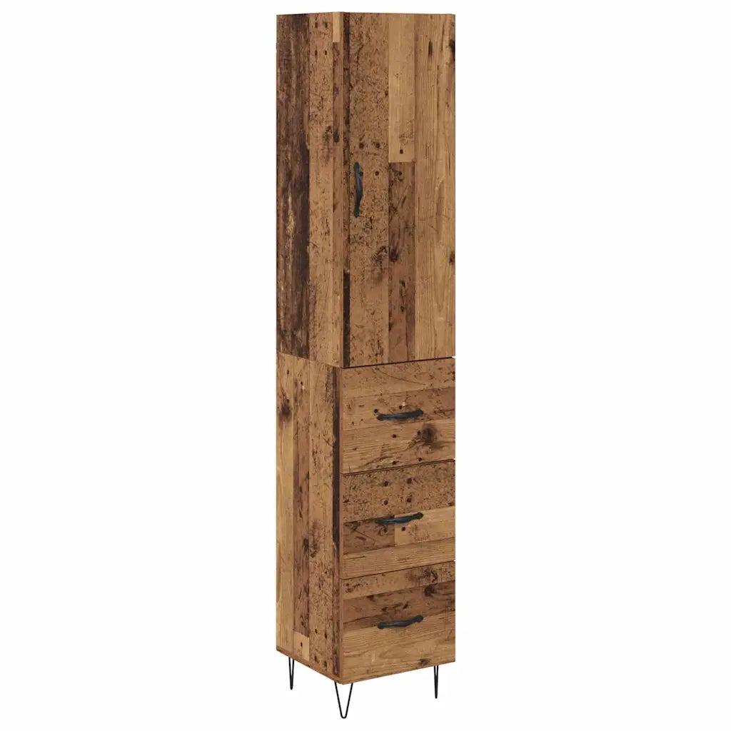 Credenza Legno vecchio 34,5 x 34 x 90 cm Legno multistrato 3402723