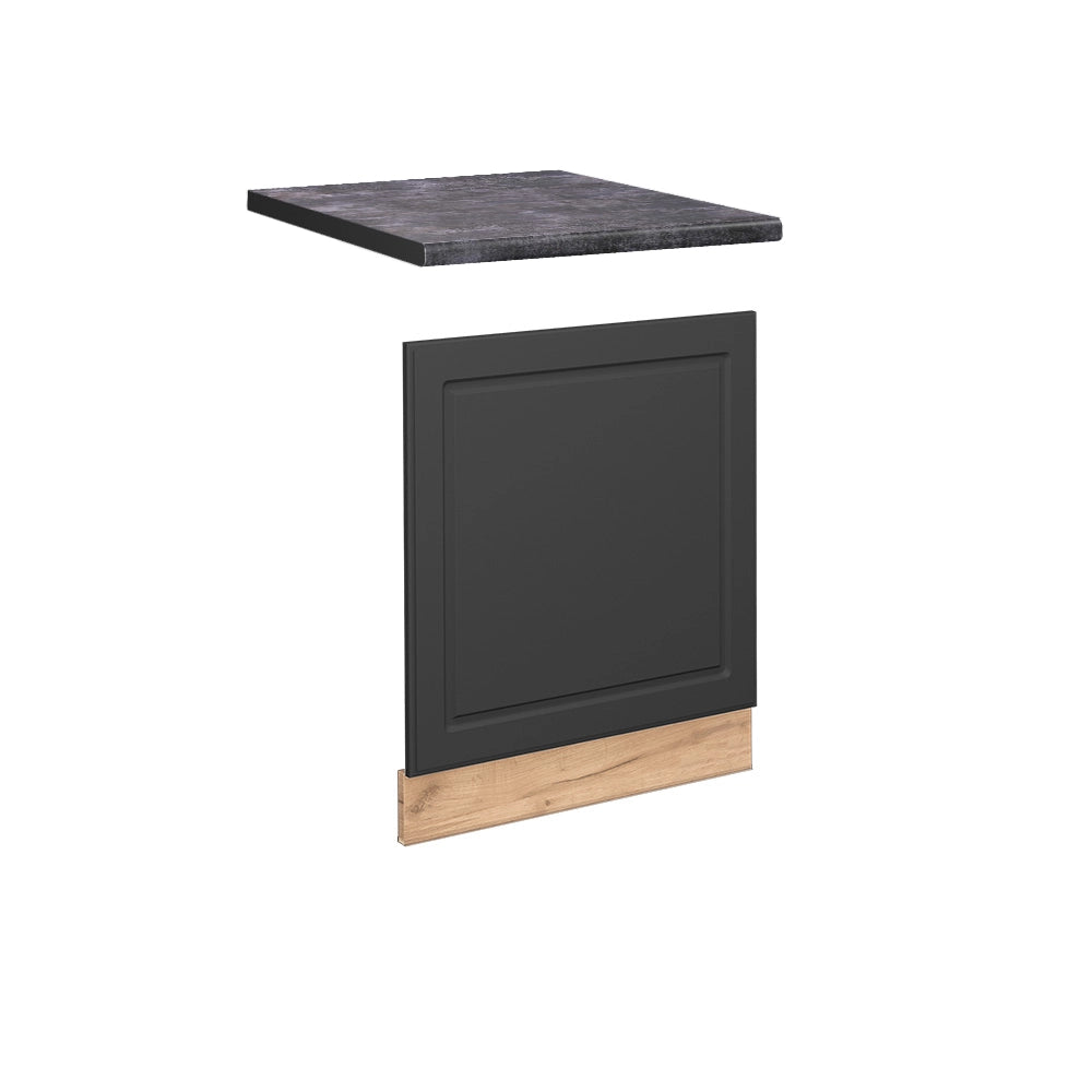 Pannello frontale Fame-Line Antracite-oro/Rovere dorato 60 cm, PL Antracite Vicco