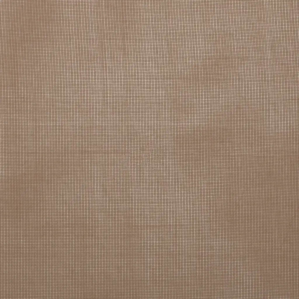 Tende in Voile con Tasche per Aste 2 pz Marrone Chiaro