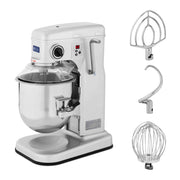 Impastatrice planetaria a spirale professionale per pizza e panificazione (650 watt 10 litri capacità: 5,5 kg) 14_0004828