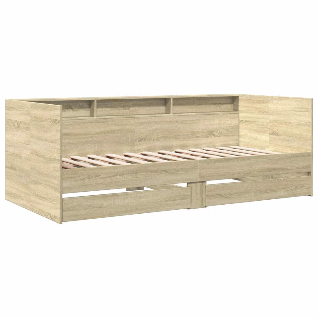 Telaio del letto con storage Rovere Sonoma 80 x 200 cm 3429638