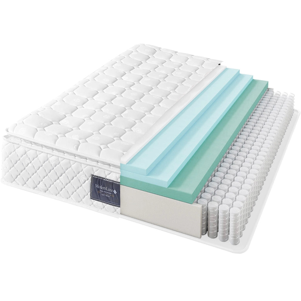 Materasso a molle insacchettate 7 zone bianco 90x200 cm