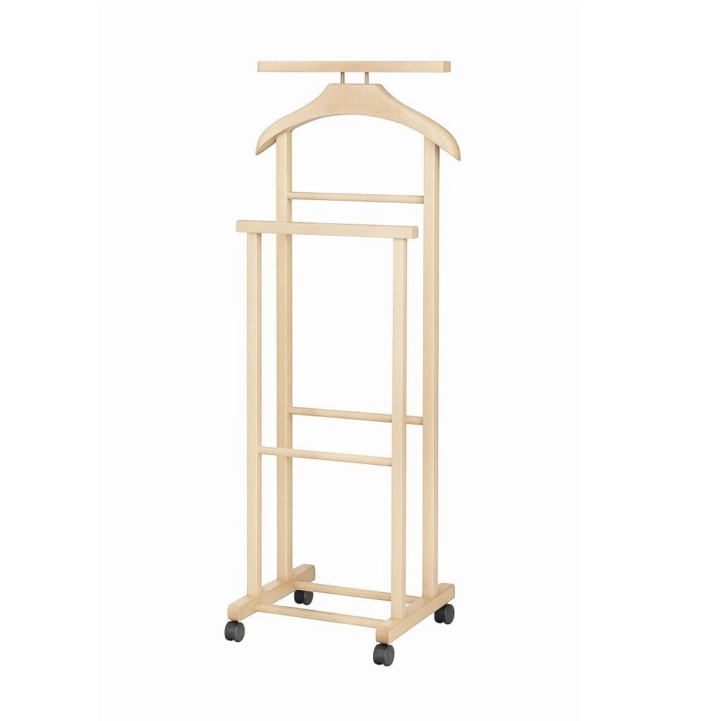 Indossatore Omino Doppio in Legno di Faggio 44 x 30 x 107 cm
