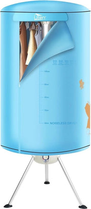 Asciugacapelli Portatile con Fiamma a Gas - Sganciabile Asciugacapelli 1000 W in Blu Cielo