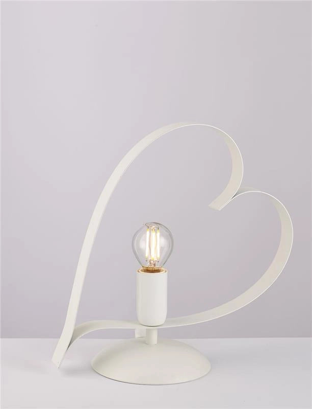 TRENDY LUME DESIGN MODERNO IN METALLO COLORE BIANCO E14 1 LUCE 46 WATT 14X14X35 CM