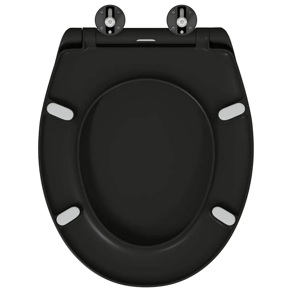 Sedile del WC Nero 47 x 37 x 4 cm Duroplast CFW7417667