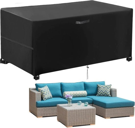 Ombrelli per tavolo da giardino - Impermeabili, Invernali e UV-Resistenti - 180 x 120 x 74 cm