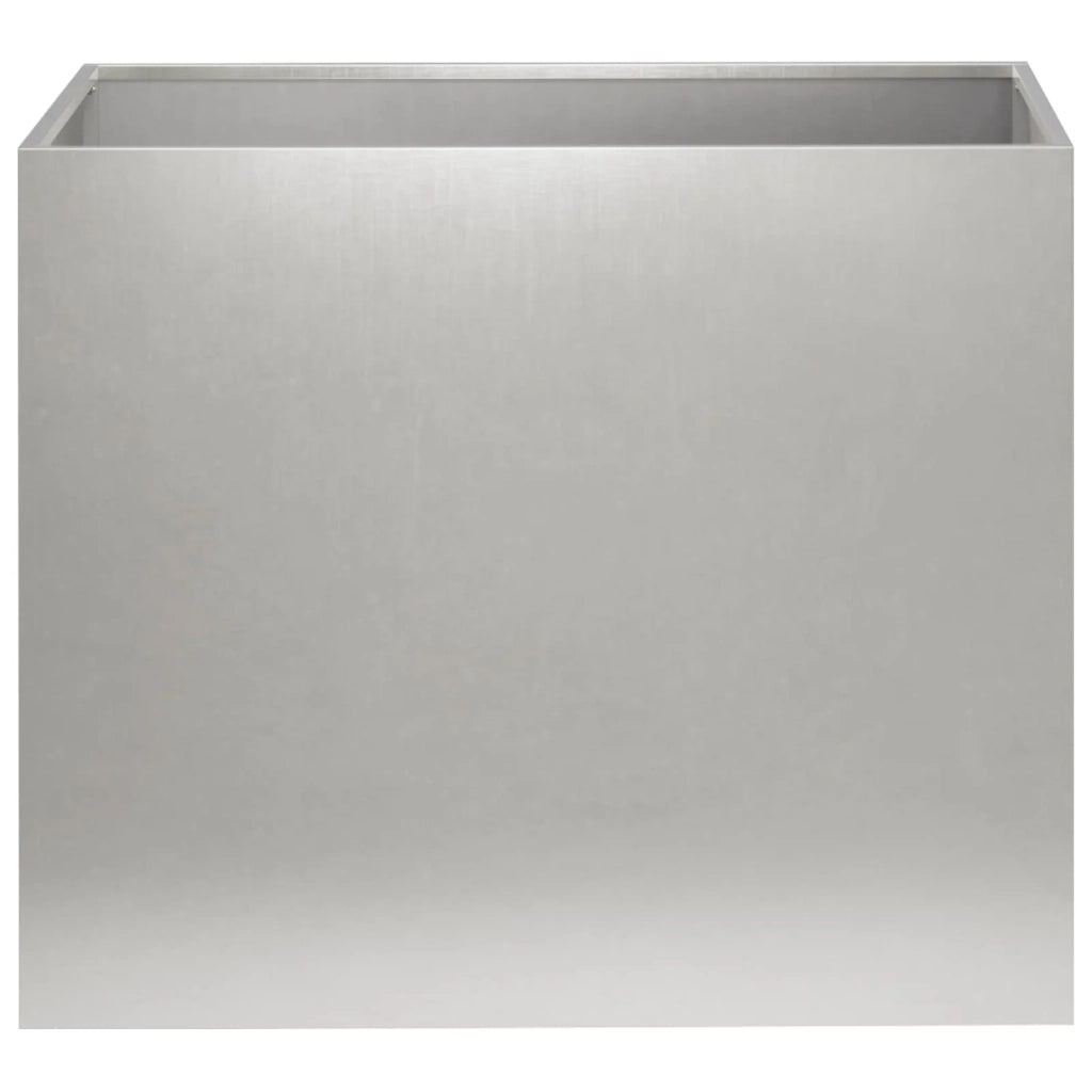 Vaso da giardino Argento 60 x 40 x 50 cm Acciaio Inox 8005702