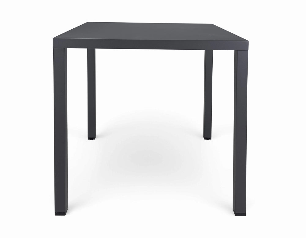 Tavolo da esterno 70×70 cm tavolo da giardino grigio antracite – Alan - TQ05-7.7AL