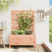 Fioriera Giardino con Rastrelliera 79x39,5x114cm Legno Douglascod mxl 83700