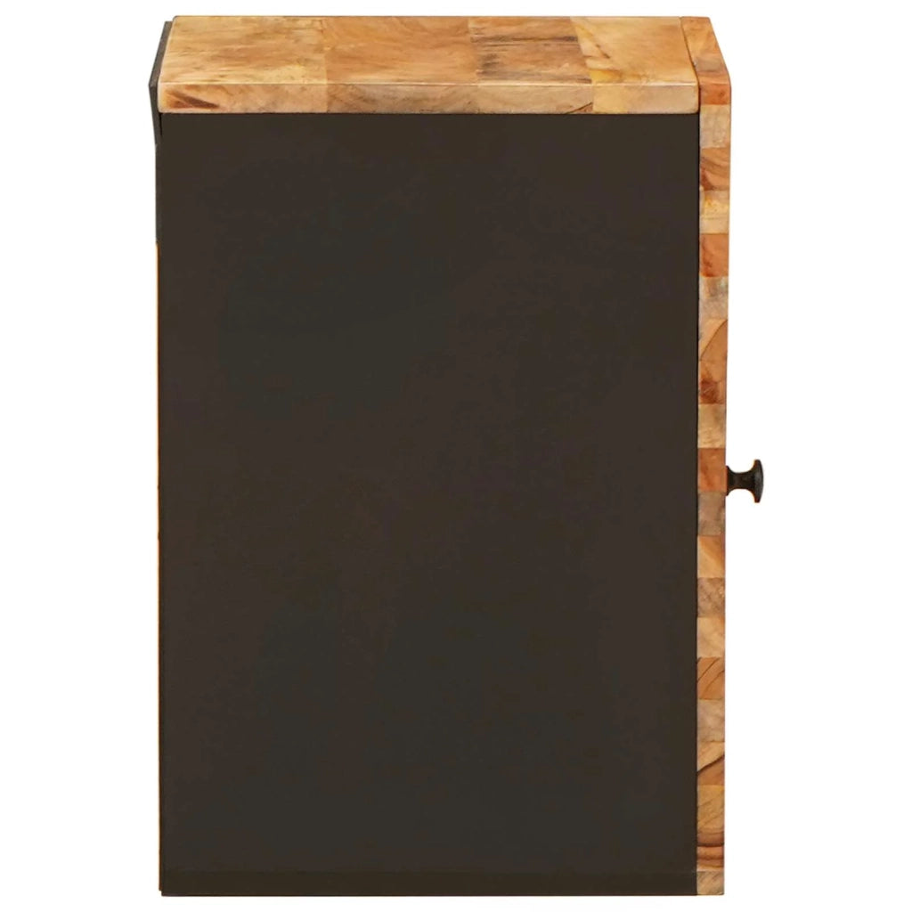 Mobile Appeso da Bagno con porta Naturale 38 x 33 x 48 cm