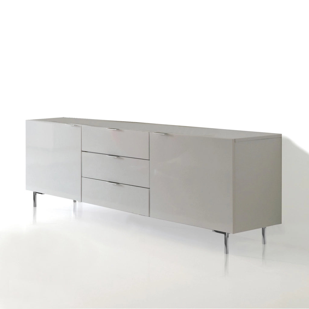 Porta tv effetto legno bianco cm. H.62 x L.160 x P.45