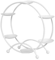 Tavolo Rotante per Cupcake - Etagere per Dessert - Piatto di Servizio per Dolci - Supporto in Metallo - Struttura Stabile - Design Liscio e Arredato - Tavolo per Dessert