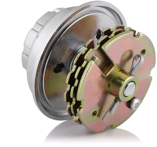 Combinazione a disco con alta prestazione - Slot a disco - Slot metallico - Protezione per scatola di gioielli - Codici di combinazione a tre cifre - Progetto robusto - Cassetto a combinazione