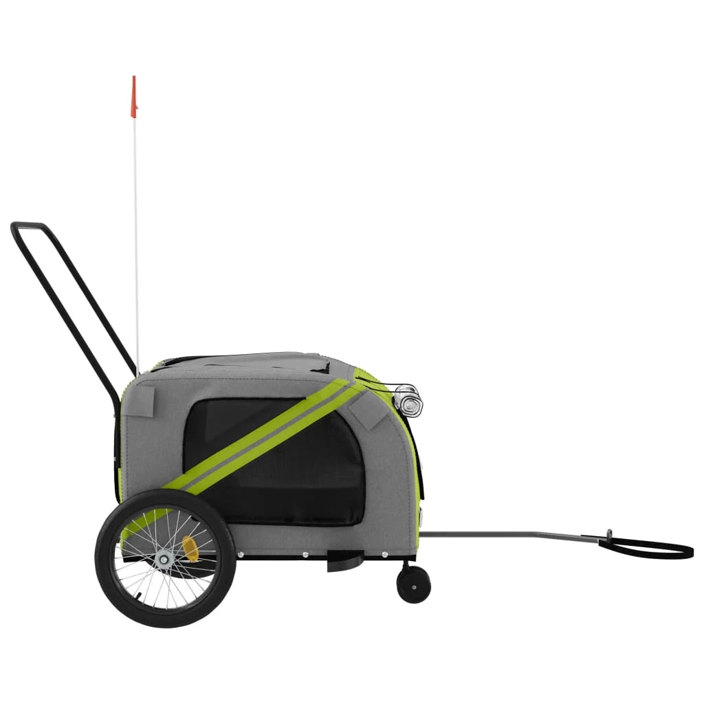 Rimorchio/carrello per animali domestici verde 02_0044283