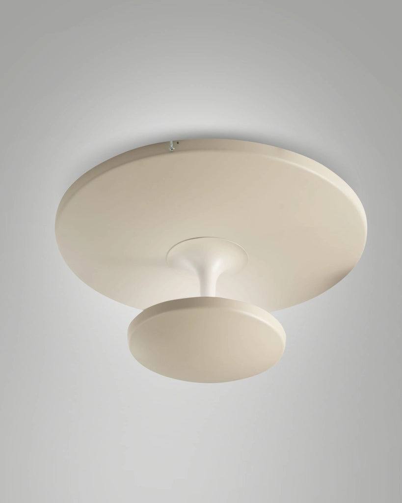 Plafoniera Conrad LED 36W 4200lm 3000K Dimmerabile a step, Struttura in metallo e metacrilato, IP20, Classe 1, Colore Sabbia - Conrad