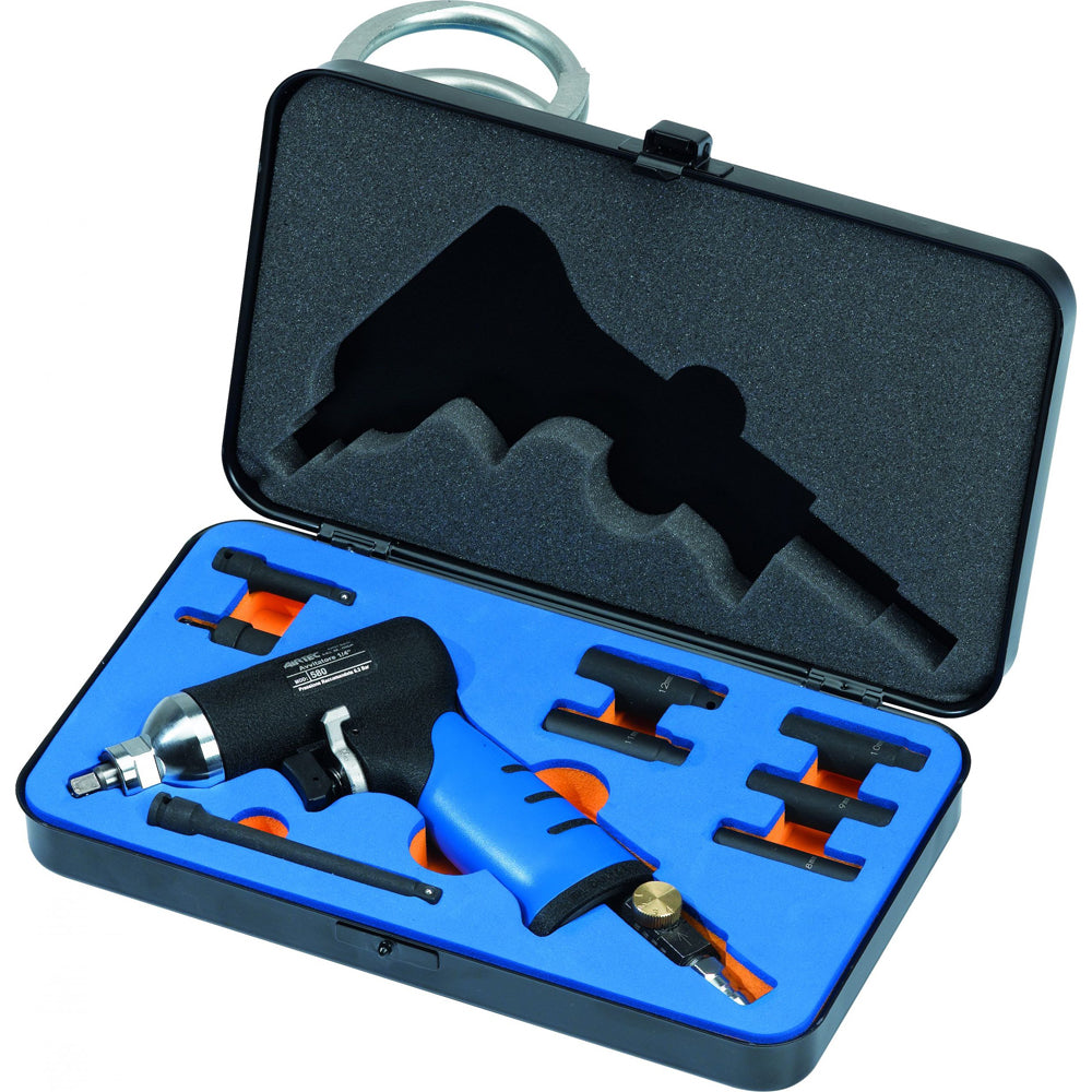 KIT AVVITATORE AD IMPULSI ESTRATTORE PROFESSIONALE ATTACCO 1/4" MOD. 580 AIRTEC