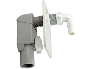 Sifone di carico per lavatrice, in plastica