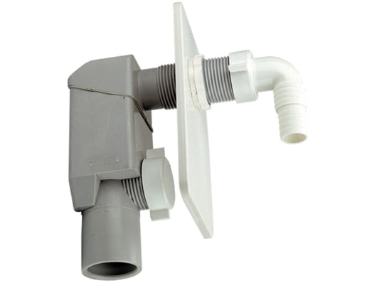 Sifone di carico per lavatrice, in plastica