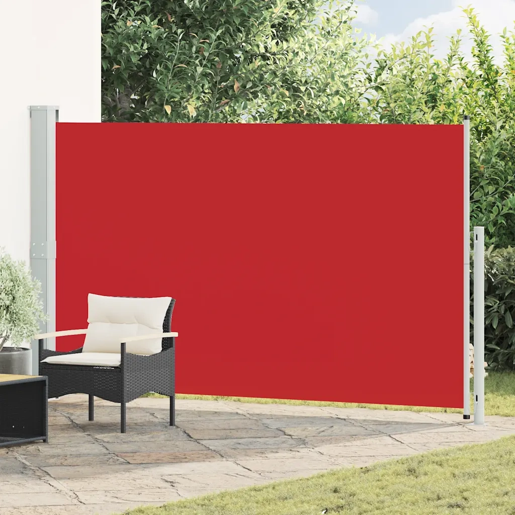 Tenda Laterale Retrattile per Patio 180x300 cm Rossa cod mxl 21516