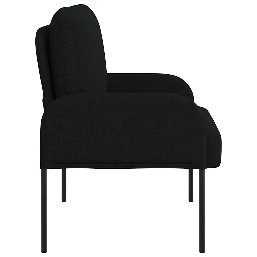 Divani con cuscino 55cm Nero Legno compensato