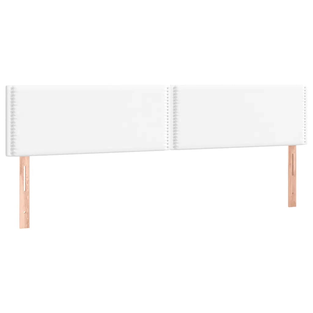 Giroletto a Molle con Materasso Bianco 120x190 cm in Similpelle